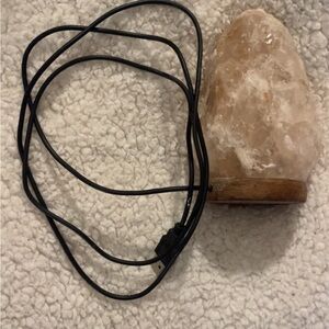 Natural Rock Salt Lamp with Cord